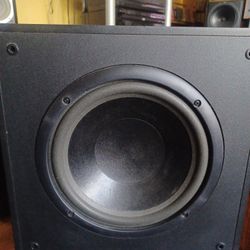 KLH E10 POWERED 100 WATTS SUBWOOFER $250 FINAL PRICE 