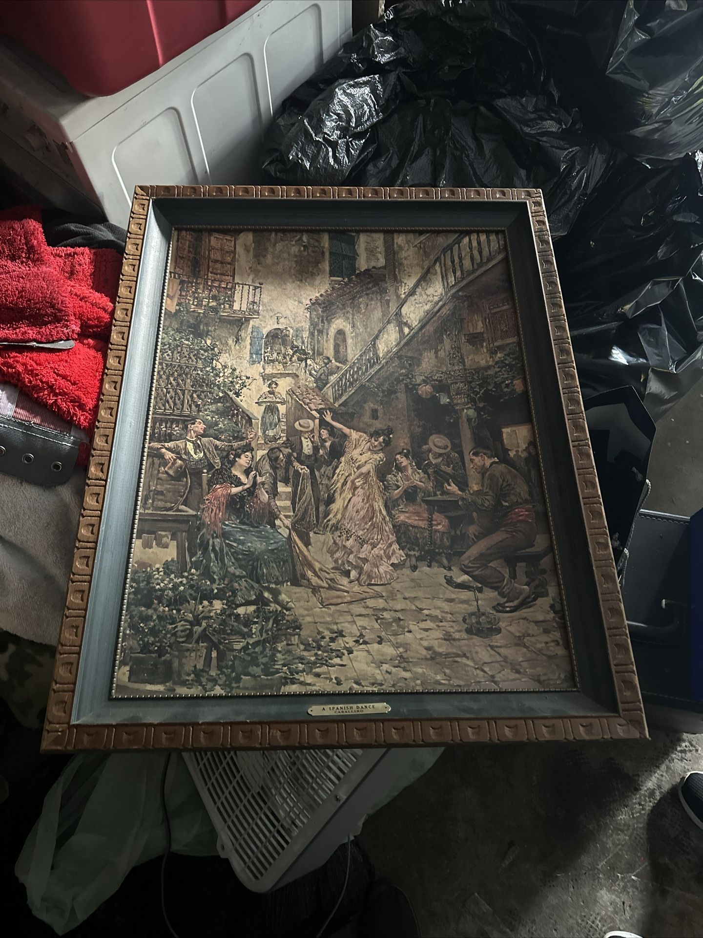 Framed “A Spanish Dance caballero”