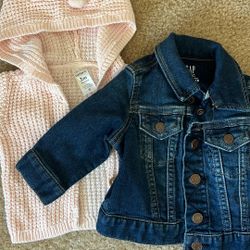 Baby Girl Sweater/Jean Jacket