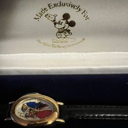 Vintage Disney Beauty and the Beast watch w/ Case