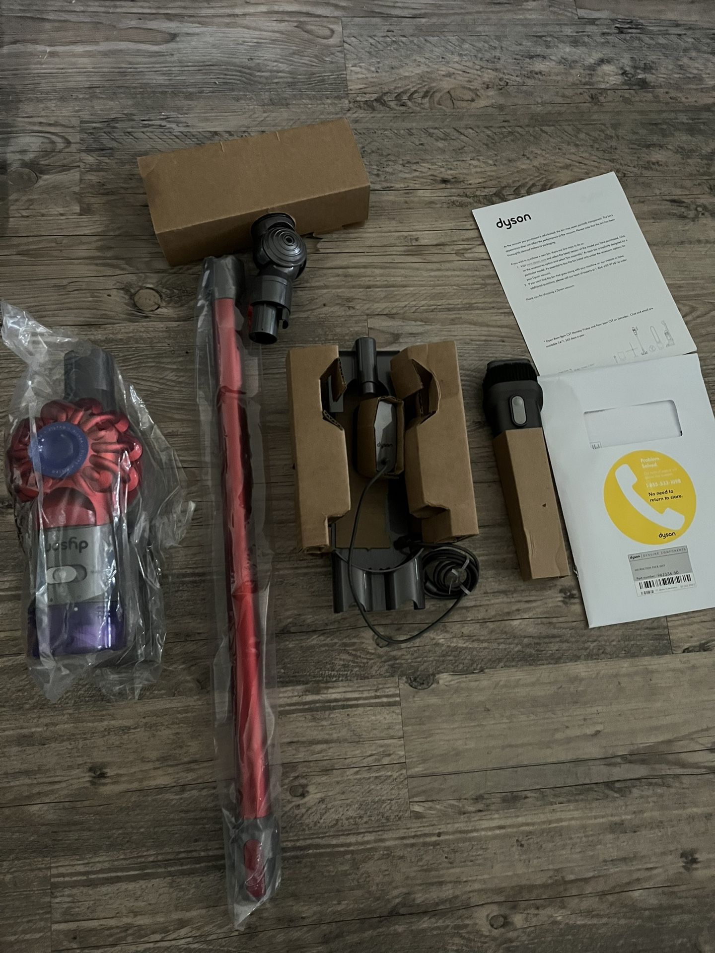 Dyson V8 Motorhead Origin Cordless Vacuum | Red | Certified.