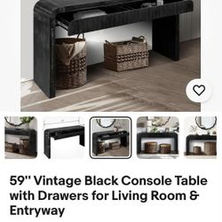 New Vantage Console Table 59 In In box 