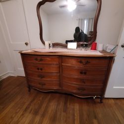 For Sale: Vintage Real Wood Bedroom Furniture Set