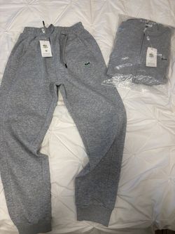 Lacoste sweatpants and sweater 