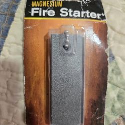 Brand New Never Opened Magnesium  Fire Starter Includes Flint 