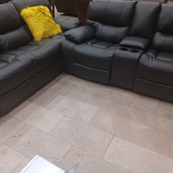 *Memorial Day Now!!!*---Stellar Madrid Gray Leather Reclining Sofa/Loveseat Sets---Delivery And Financing Available🫡