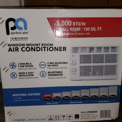 Perfect Aire Window Air Conditioner 5000 Btu  New In Box $170