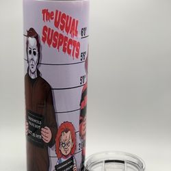 Coffee Cup Stainless Steel Tumbler Thermo With Straw Michael Myers Halloween Starbucks Cup Inspired