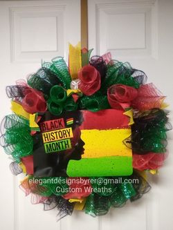 Black History Month Wreath 