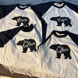 Familys Matching Shirt Set – 4 Pack