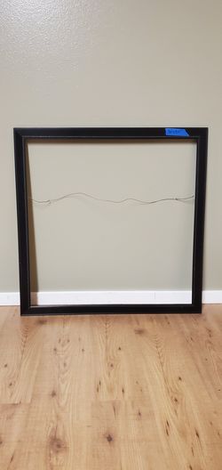 30x30in black frame