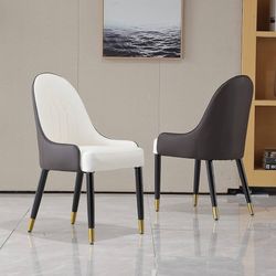 Italian style luxury chairs set of 2