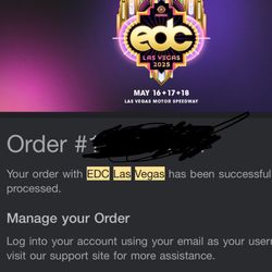 General Admission EDC Ticket 2025