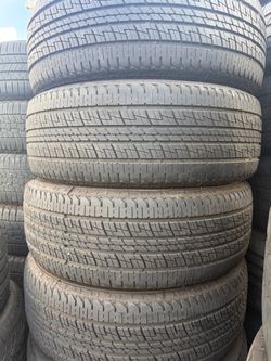(4) 235/55R19 SET OF USED TIRES ADVANTA 70% LIFE !!!