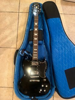 Epiphone SG Standard w/ Reunion Blues Hardshell Case (Brand New)