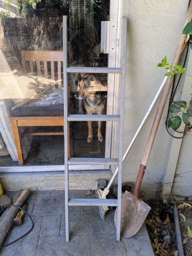 4'-6" steel ladder