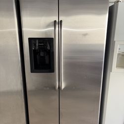 GE Stainless Steel Refrigerator And Freezer