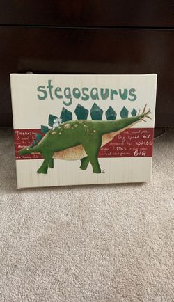 Canvas dinosaur frames