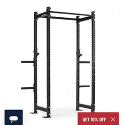 Titan Fitness T3 Power Rack, Weight Set, And Accessories 
