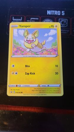 Pokemon Card - Yamper - Rare Card - New Nintendo Game Kids toy card game tcg