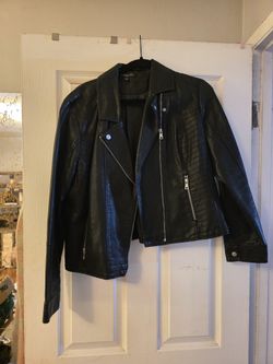 Baccini Leather Jacket Size XL