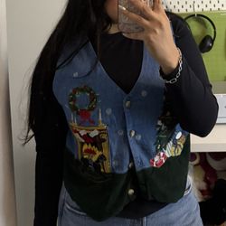 Vintage Christmas Vest