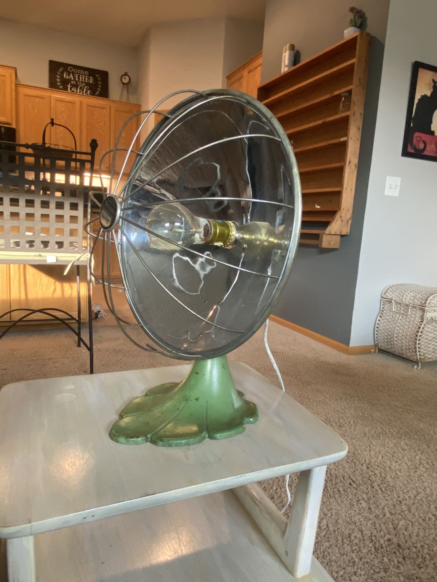 Antique Electrahot Reflector Heater