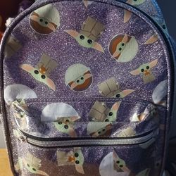 Star Wars Grogu Glitter Bag