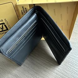 Stone Mountain Men's Leather Wallet - Passcase - RFID Protection - Blackwellw