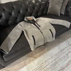 Fleece Men’s Jacket New Without Tags ( NWT) / St. John’s Bay Quality Menswear / Size L / Size Large / Wind proof And Water Resistant Full Zipper 