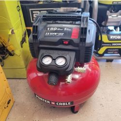 Porter-Cable
6 Gal. 150 PSI Portable Electric Pancake Air Compressor