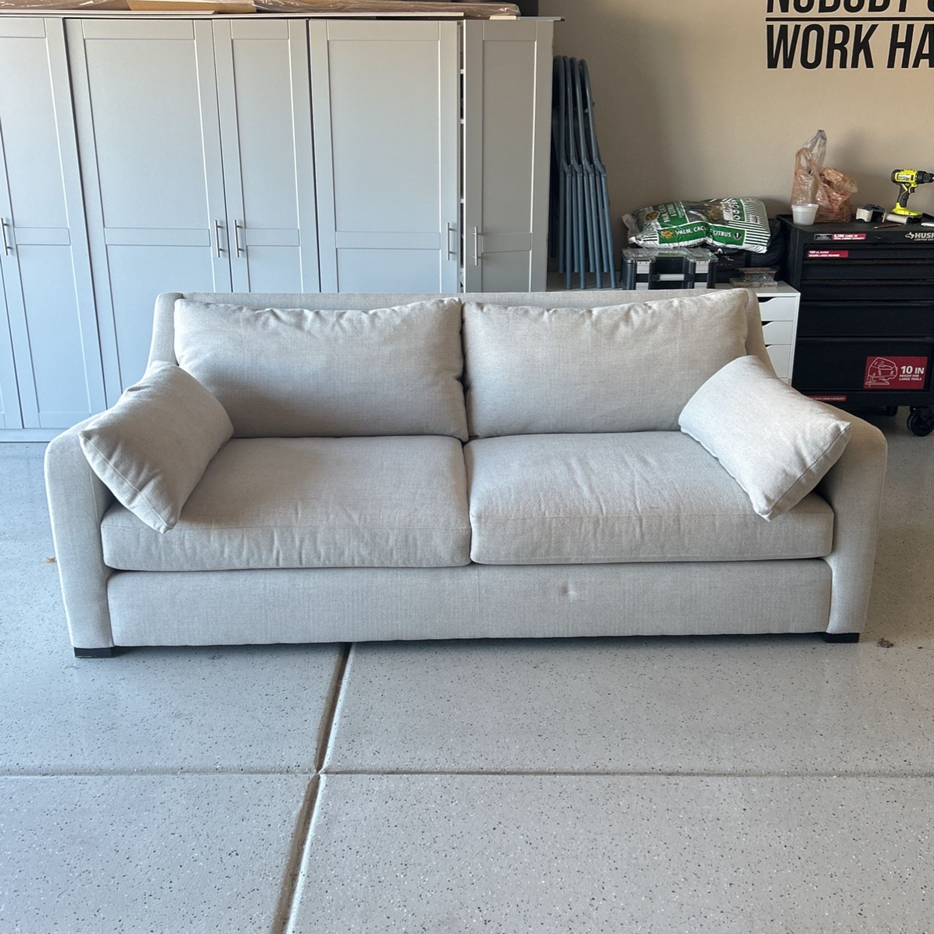 Beige Crate And Barrel Couch for Sale in Scottsdale, AZ OfferUp