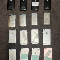 lot of 14 iphones/ i pod Touch Sold as is