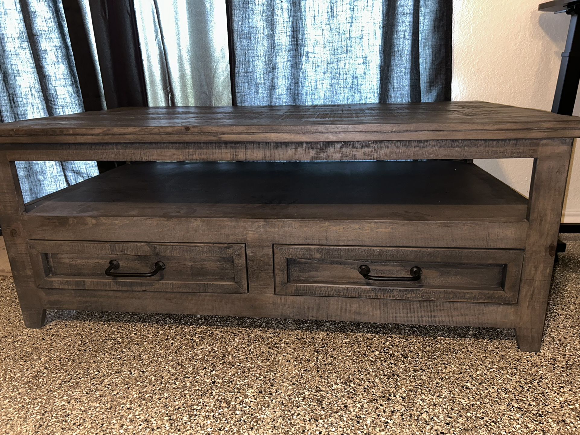 Coffee Table And Matching End Tables