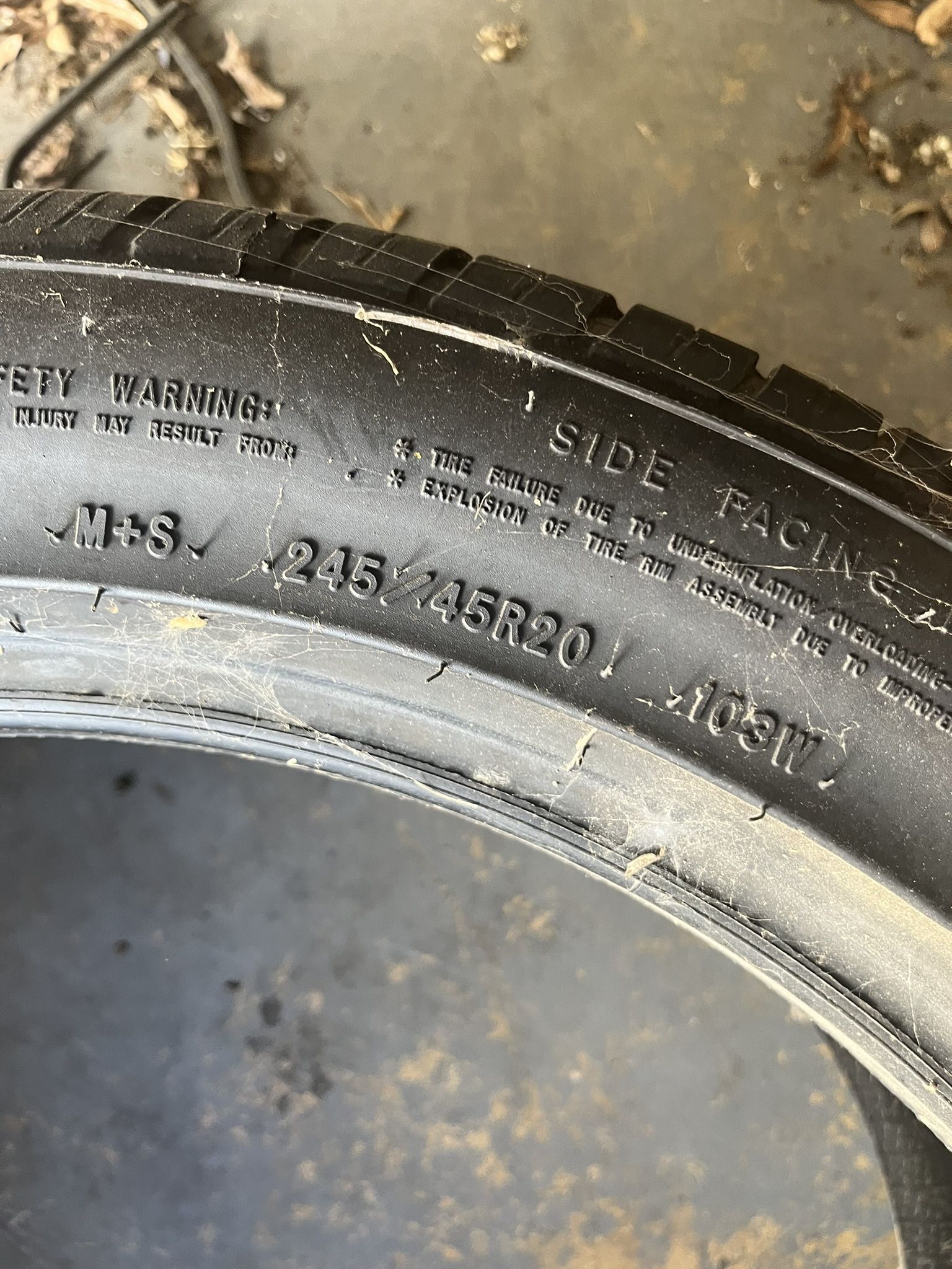 Tire 245 45 R20 Good Year Eagle Sport