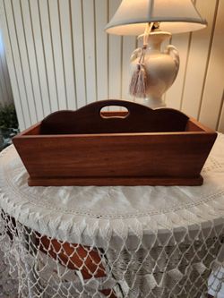 Charming Vintage wooden caddy