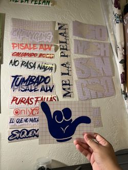 Decals for Sale / Calcomanías En Venta 