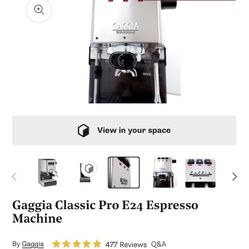 Gaggia Classic Pro Espresso Machine