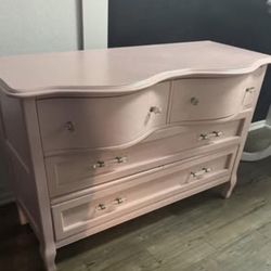 Refurbished Pink Dresser