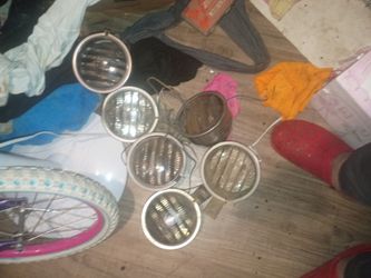 Harley Davidson Vintage Lights From The 1950s