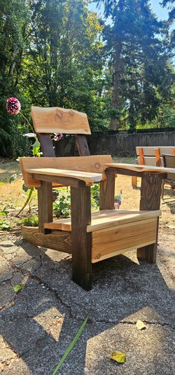 Handmade Wooden Chair using reclaimed wood