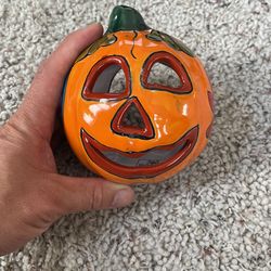 Ceramic Pumpkin 4 Inches