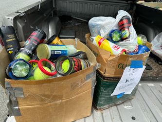 Tennis ball two boxes for $15