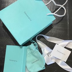  Authentic Tiffany & Co Jewelry Box set