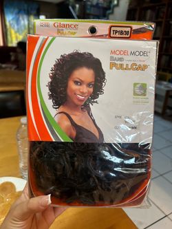 Model model full cap wig