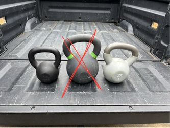 Kettlebell Weights 25lb/17.6lb