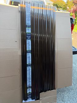 Suntuf 26 in. x 6 ft. Corrugated Polycarbonate Roof Panels in Bronze (looks more smoke colored)