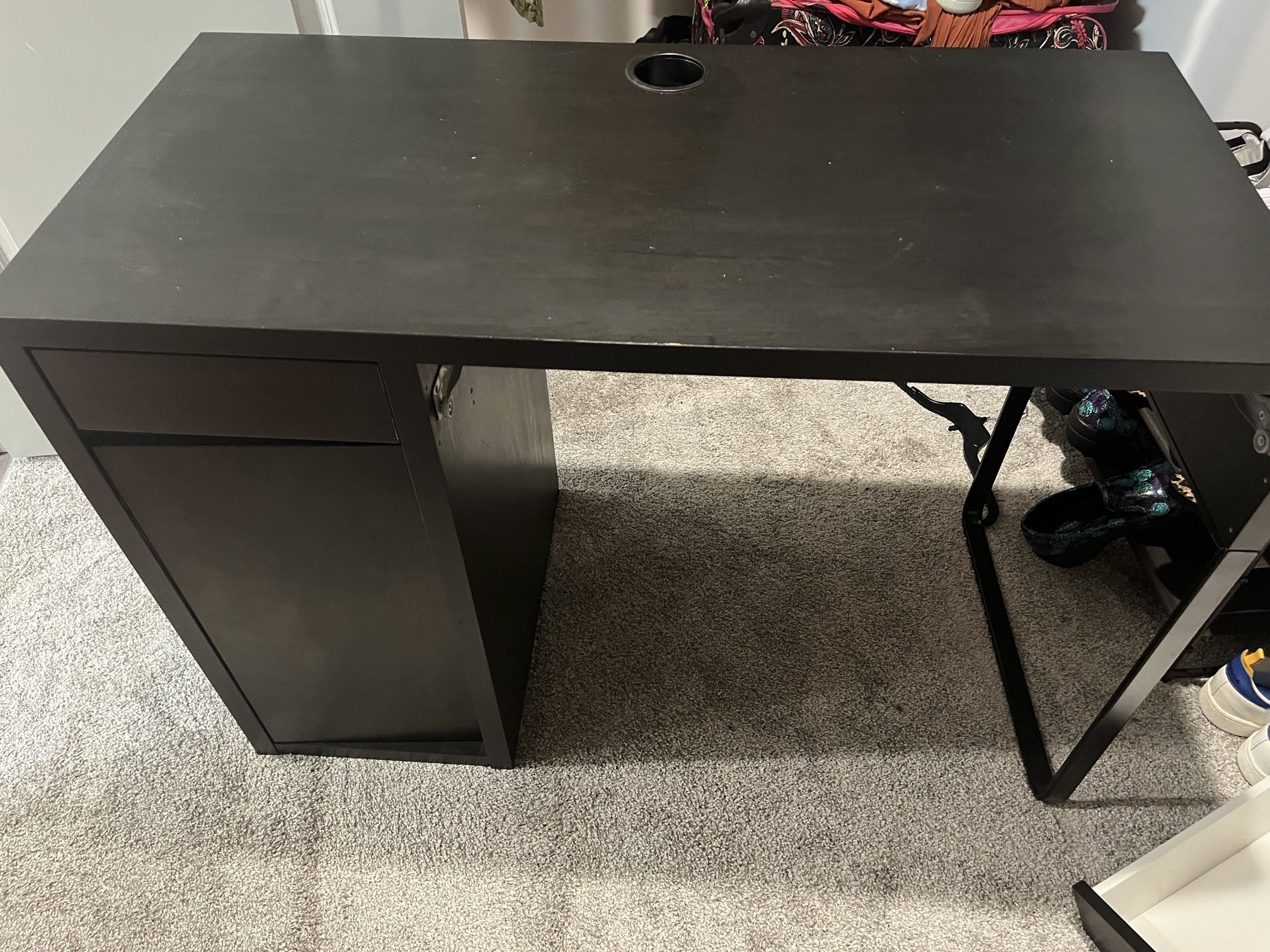 Ikea Black Desk