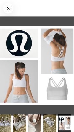 Lululemon Energy Bra in White (6)