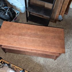 Brown Wooden Coffee Table